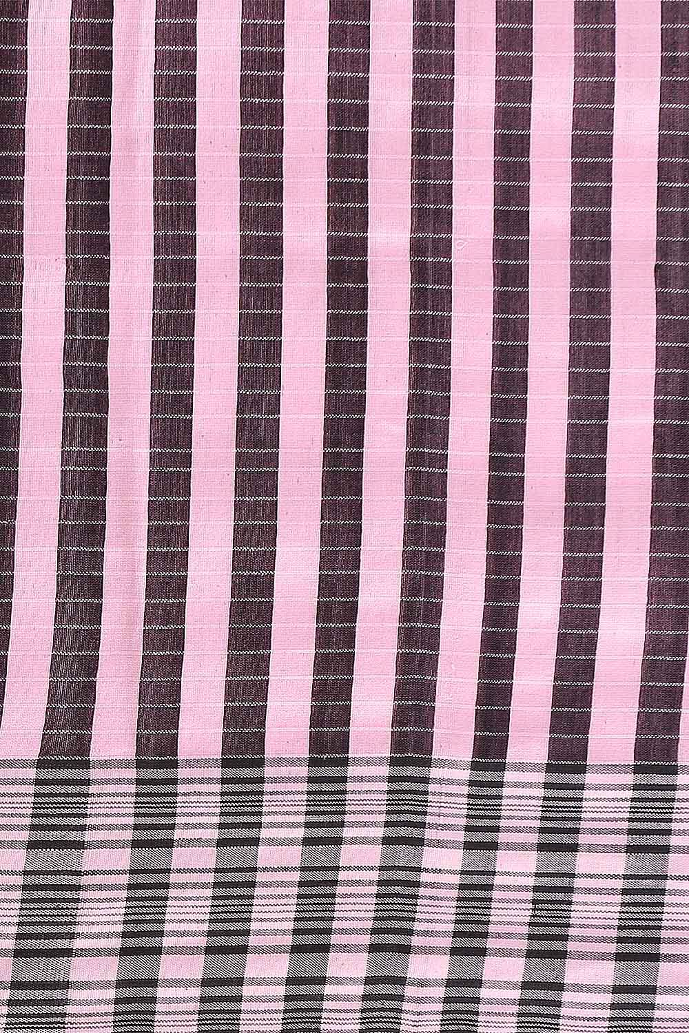 Light Pure Pink Tussar Bhagalpuri Saree image number null