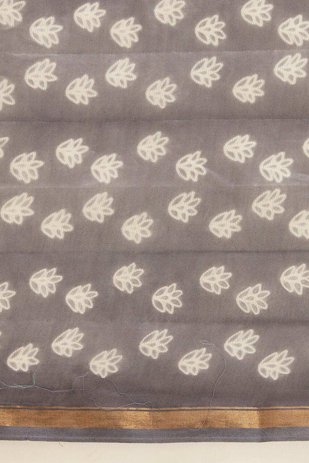Pink and Gey Pure Silk Cotton Shibori Saree image number null