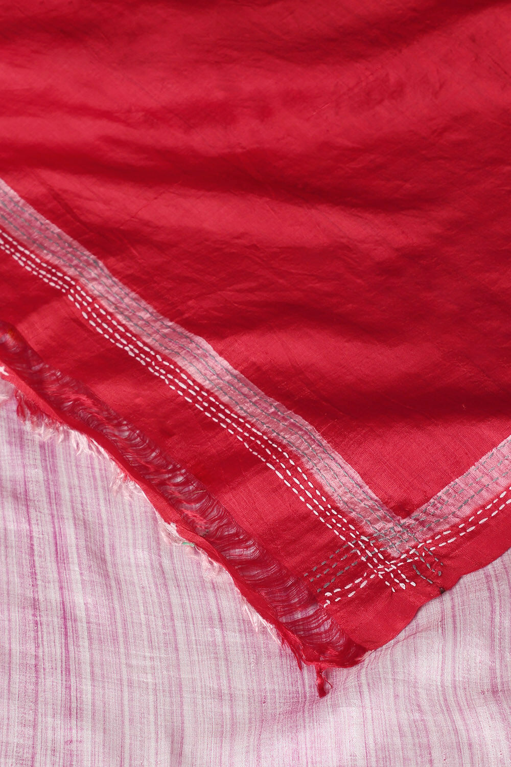 Pink Pure Silk Hand Painted Saree image number null
