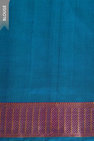 Blue Woven Soft Pure Silk Saree thumbnail image number null