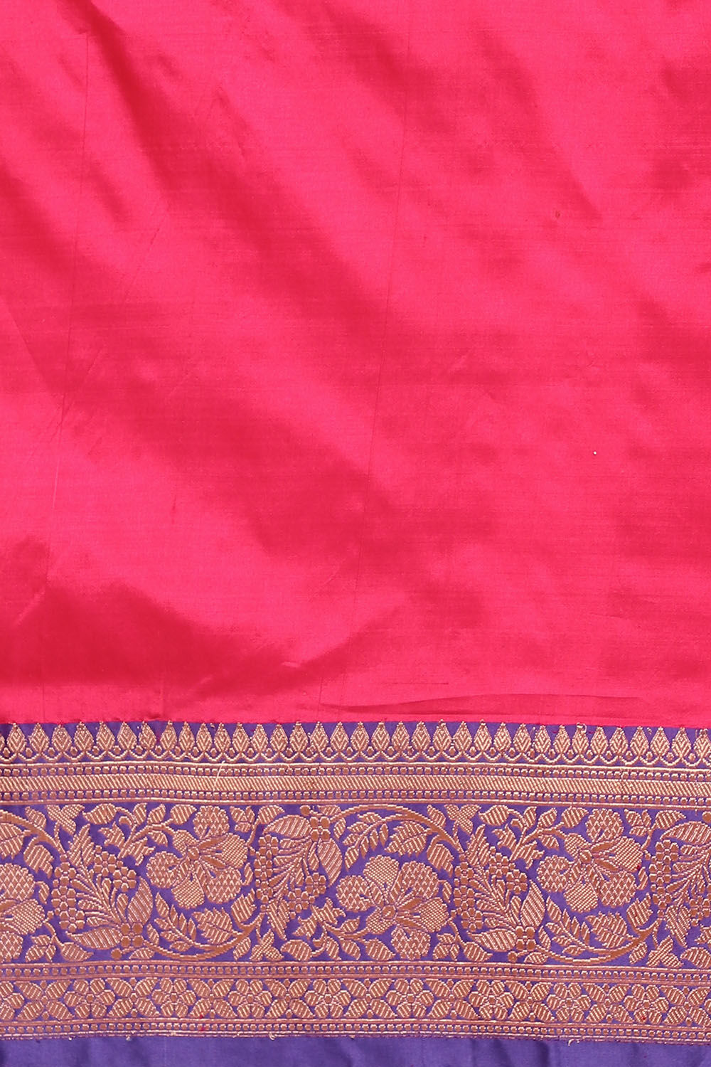 Dark Pink Pure Silk Banarasi Saree image number null