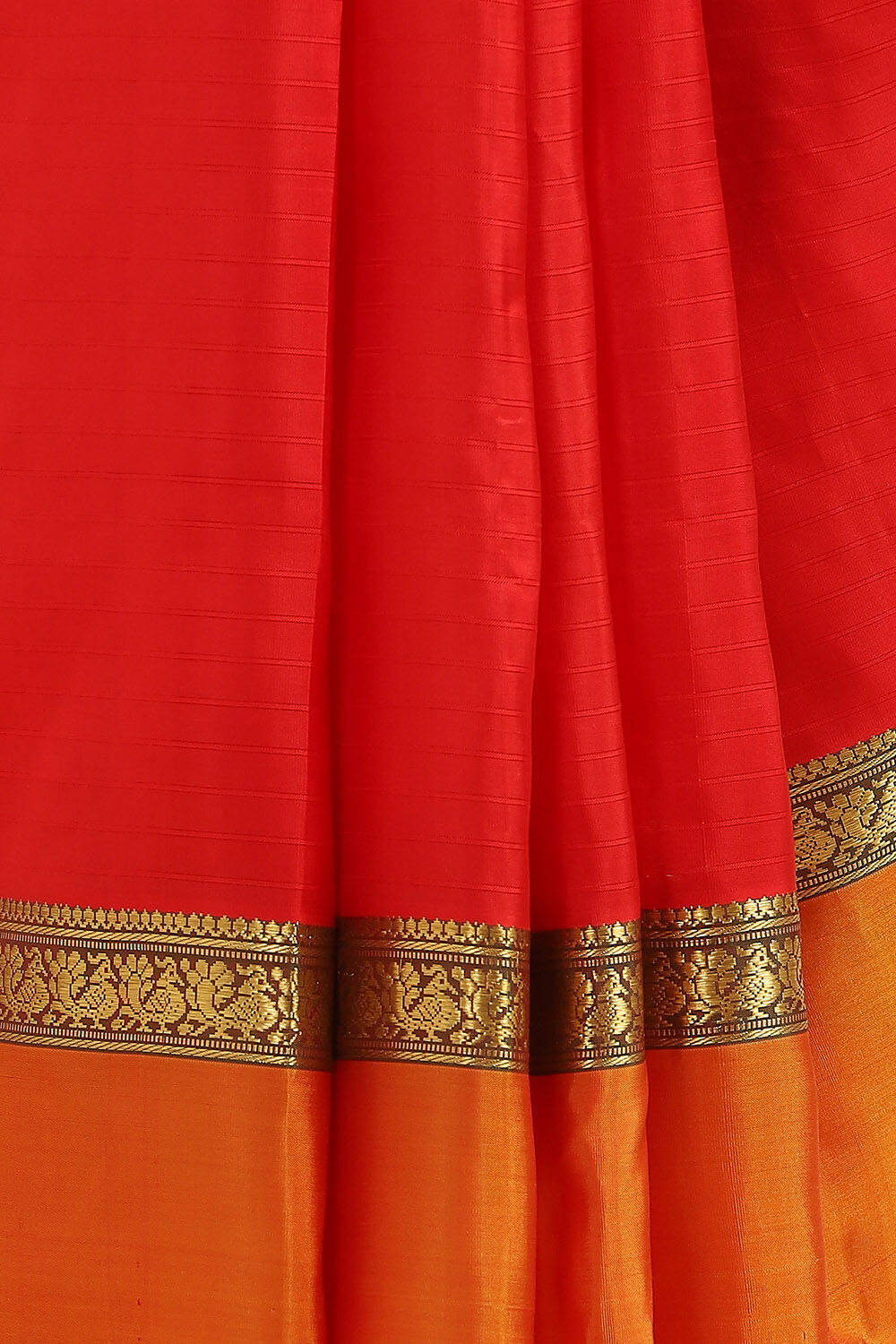 Red Pure Soft Silk Saree image number null