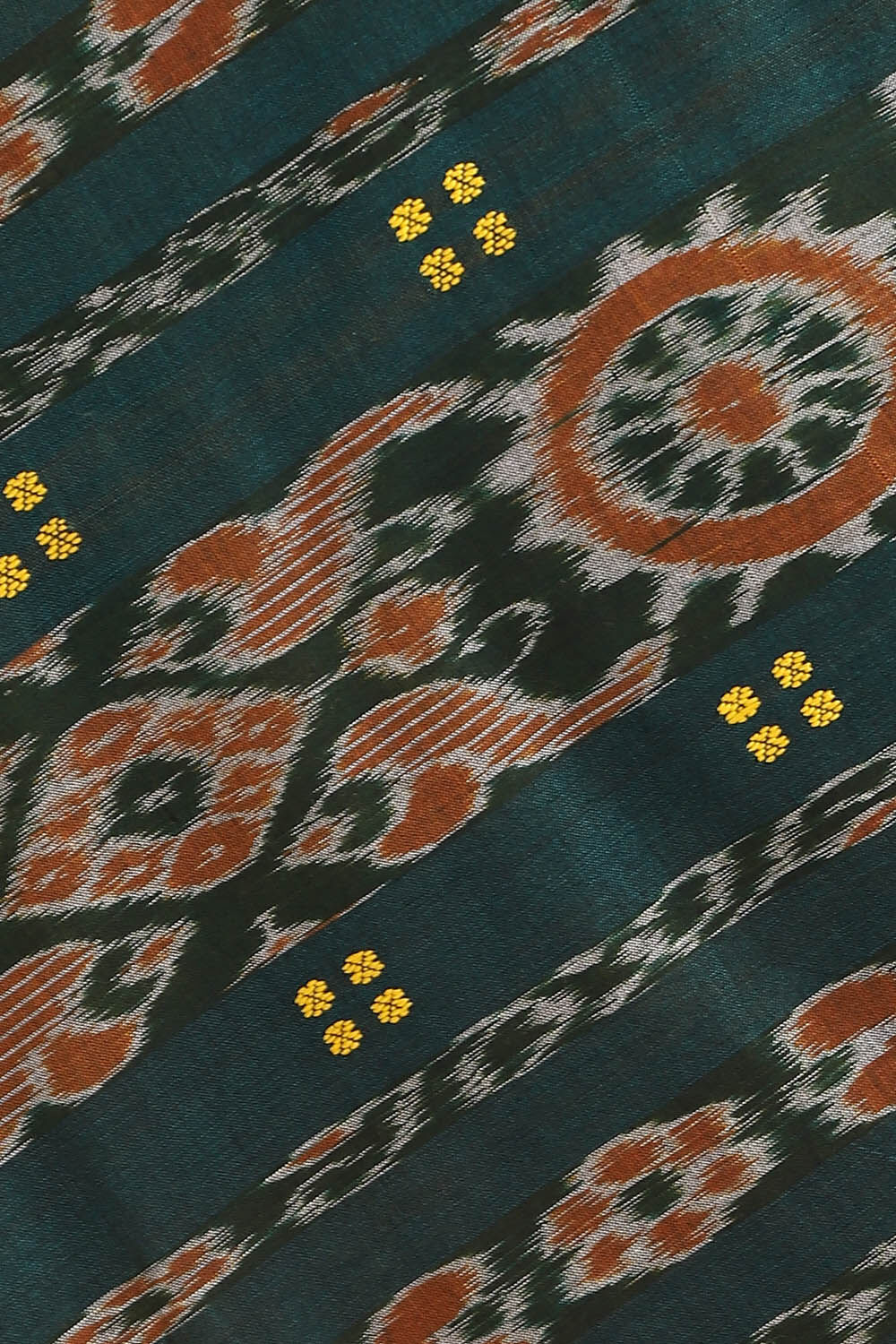 Yellow Pure Cotton Odissa Ikat Saree image number null