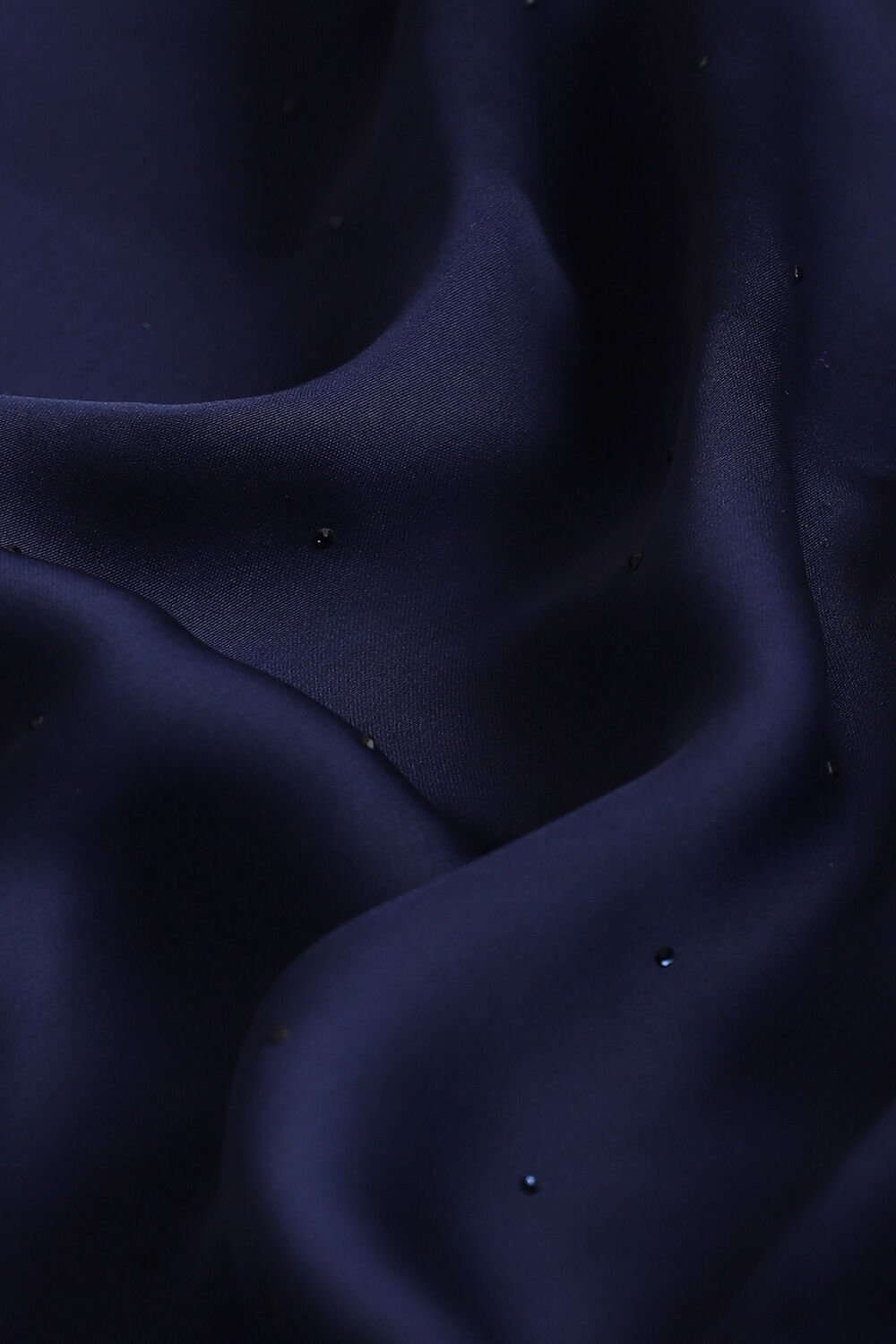 Dark Pure Blue Embroidered Saree image number null