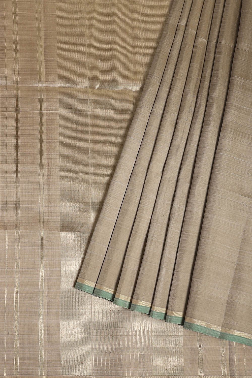 Brown Pure Silk Kanjivaram Saree image number null