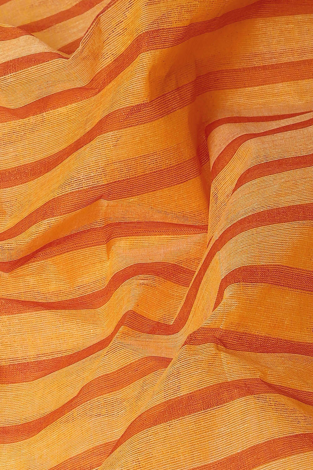 Yellow Pure Cotton Bengal Saree image number null