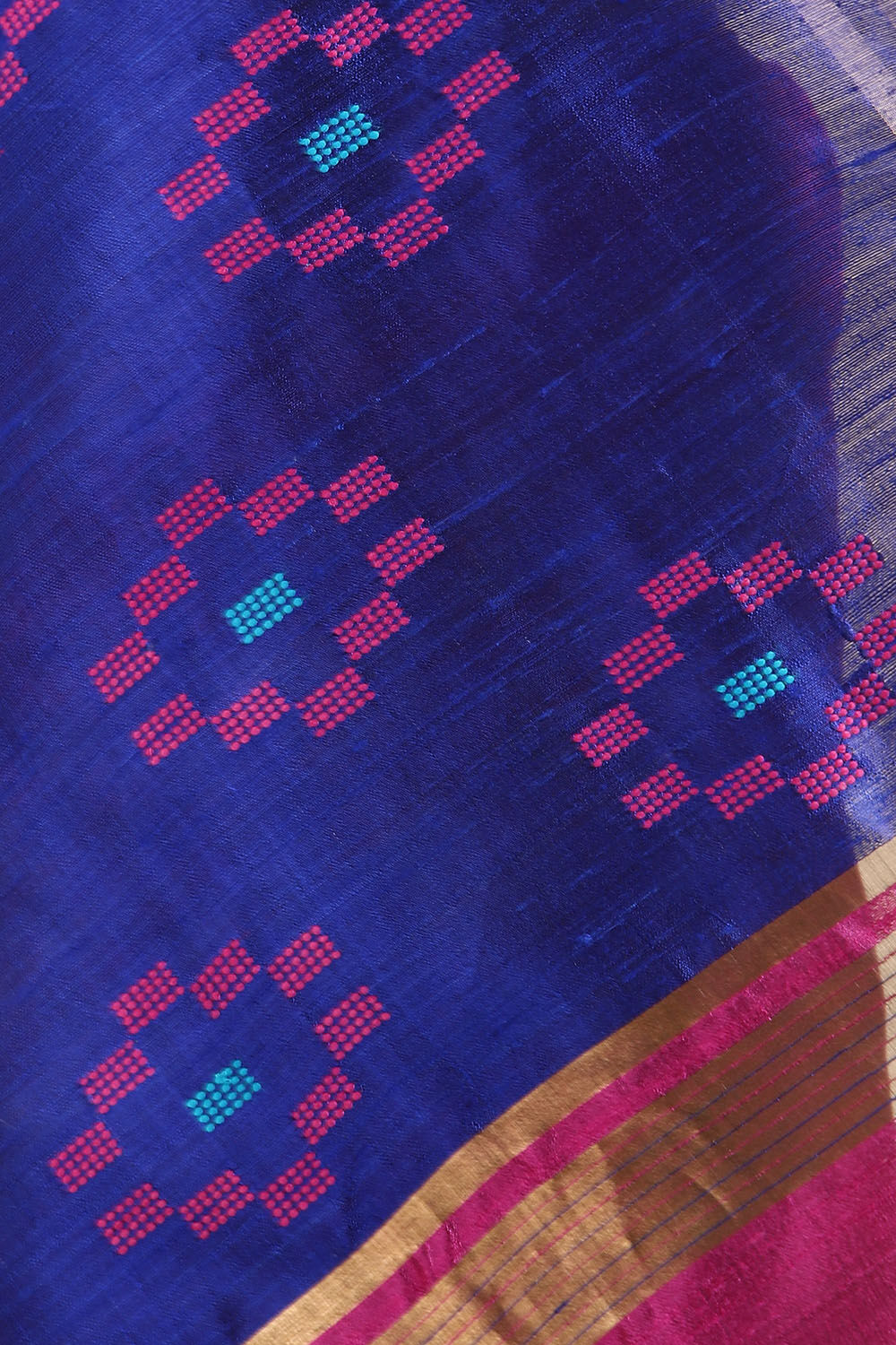Pink Pure Tussar Silk Bhagalpuri Saree image number null