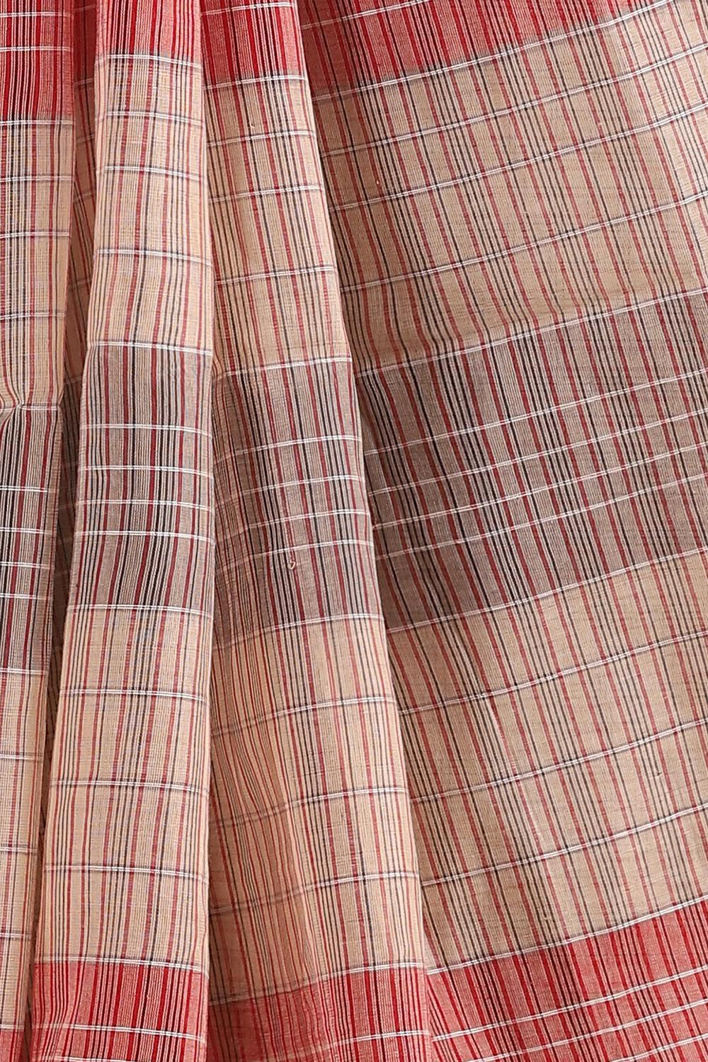 Beige Pure Cotton Naranyanpet Saree image number null