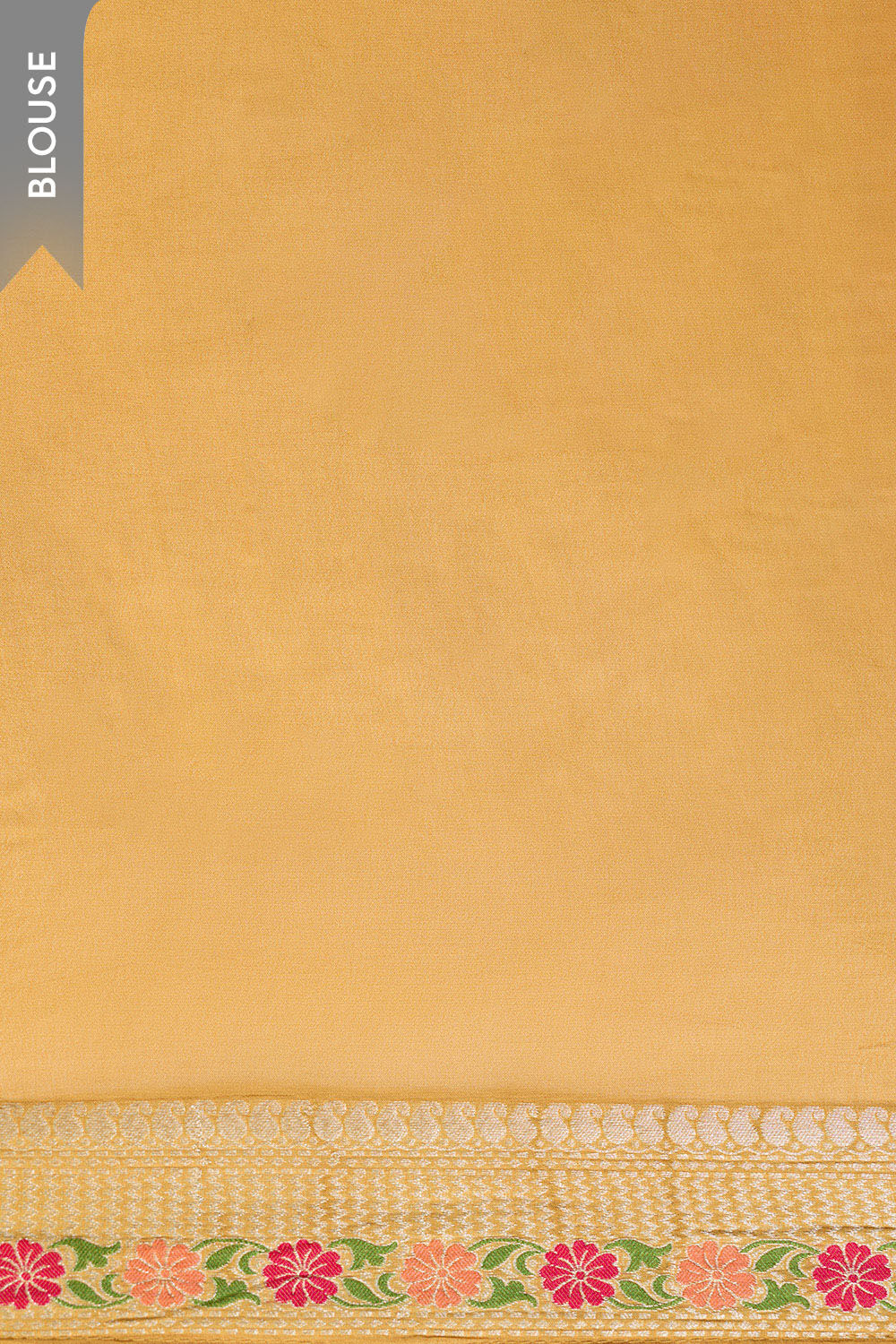 Yellow Woven Pure Viscose Saree image number null
