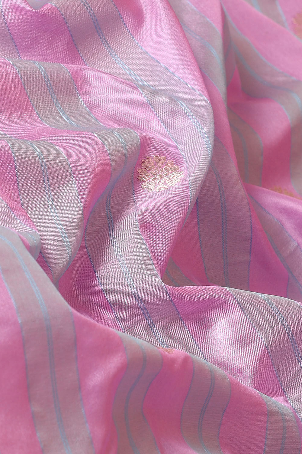 Violet Pure Silk Banarasi Saree image number null