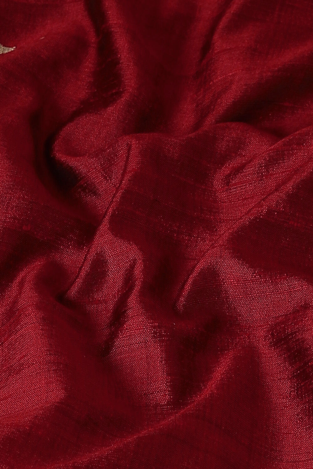 Red Pure Silk Woven Saree image number null