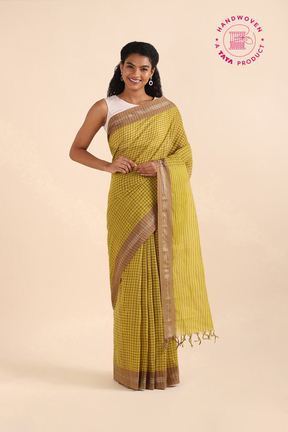Light Green Pure Cotton Naranyanpet Saree image number null