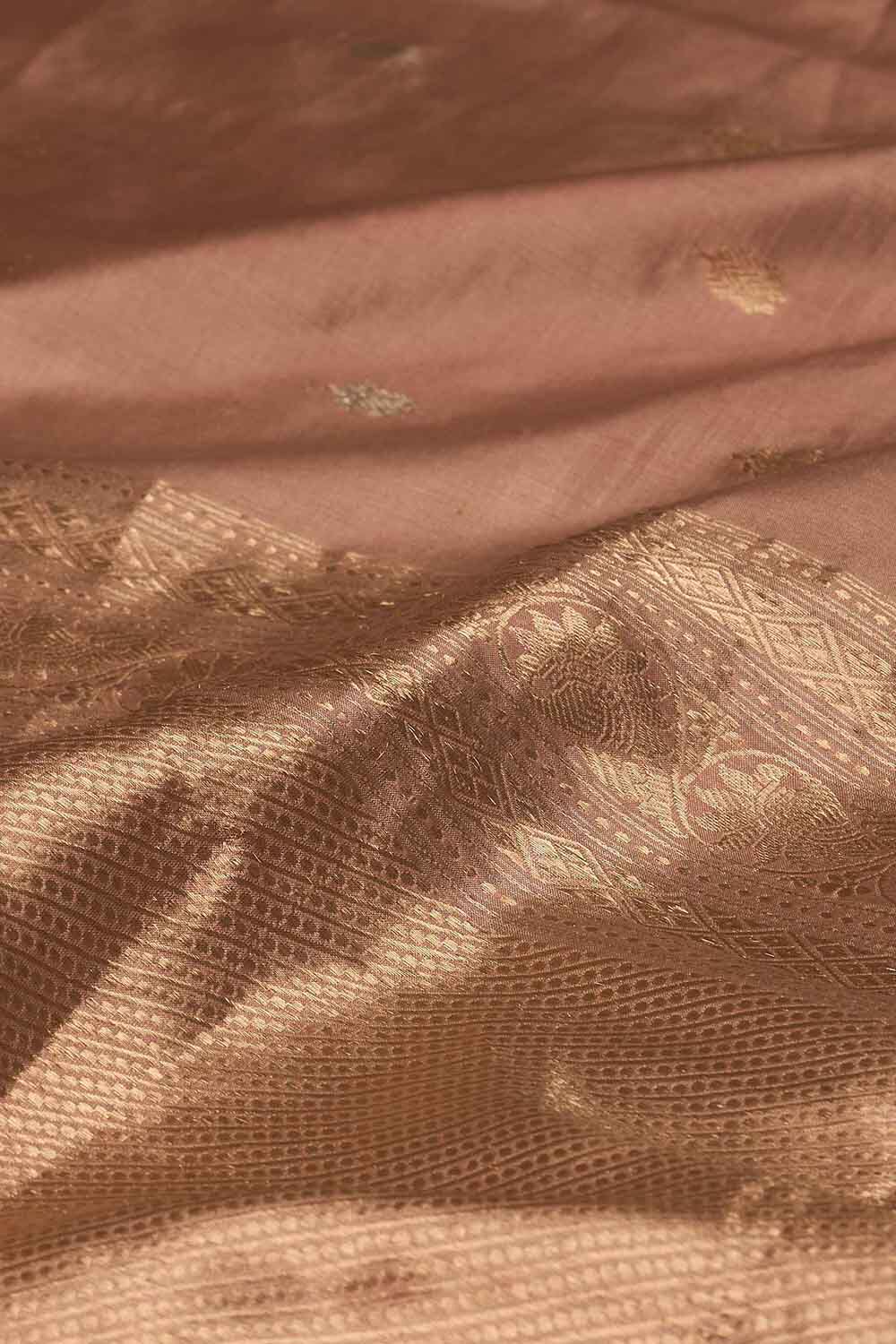 Pink Pure Silk Kadwa Banarasi Saree image number null