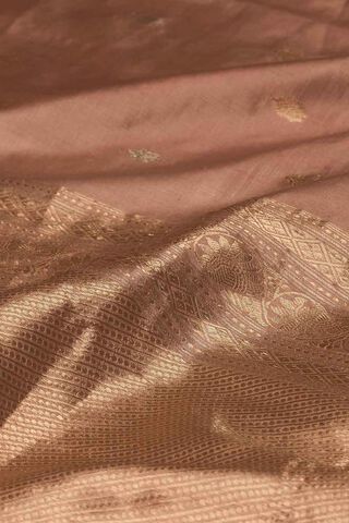 Pink Pure Silk Kadwa Banarasi Saree thumbnail image number null
