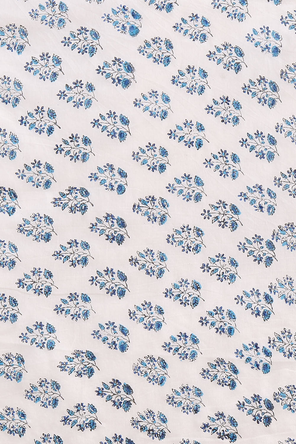 White Pure Cotton Sanganeri Printed Saree image number null
