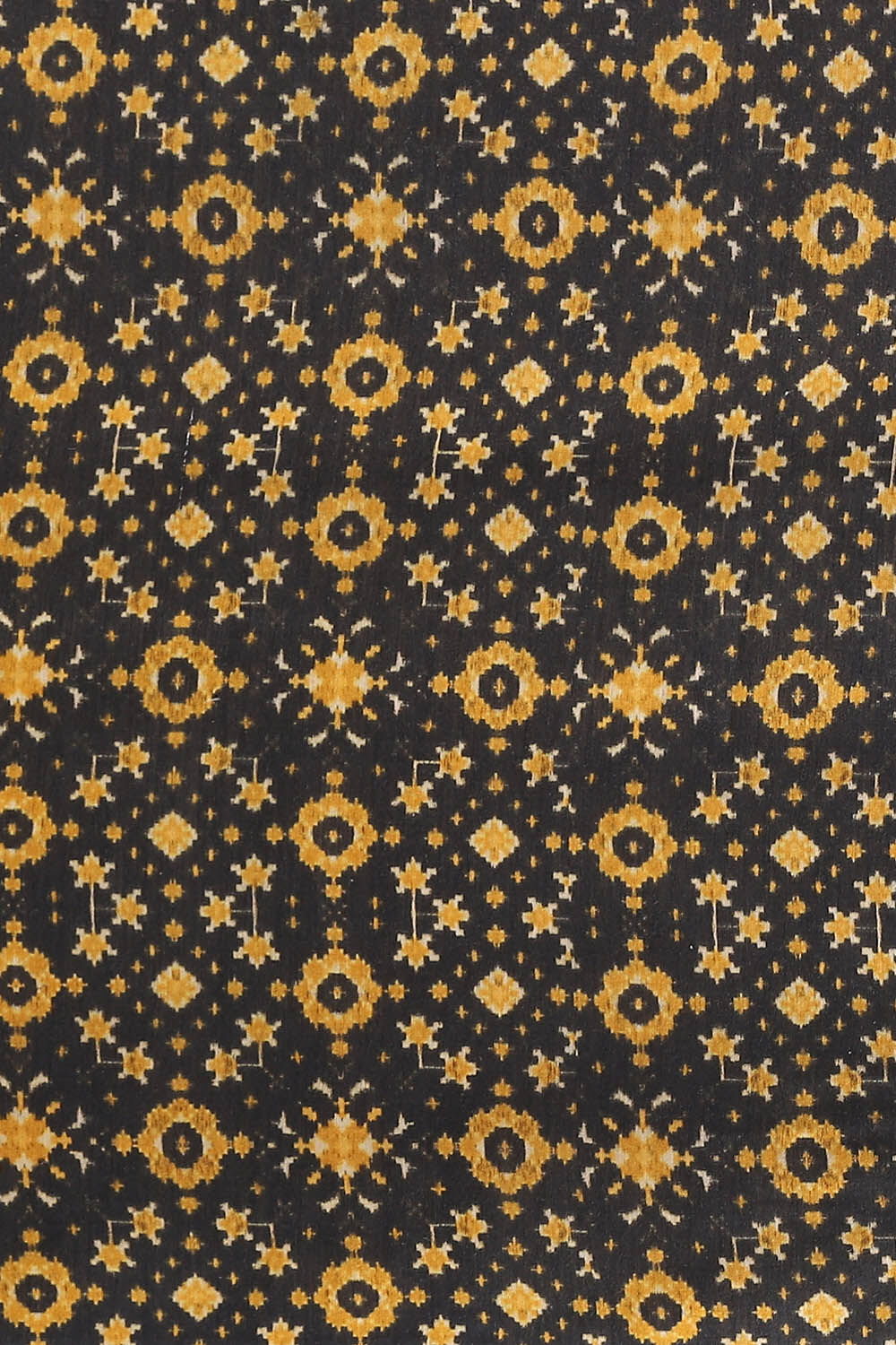 Black Pure Tussar Silk Digital Printed Saree image number null