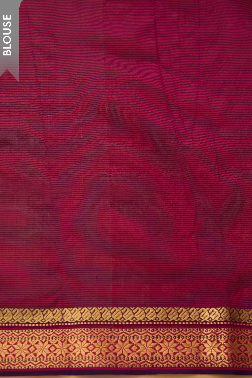 Purple Woven Pure Silk Tissue Maheshwar Saree image number null