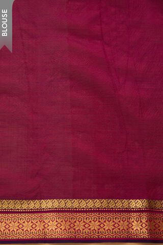 Purple Woven Pure Silk Tissue Maheshwar Saree thumbnail image number null