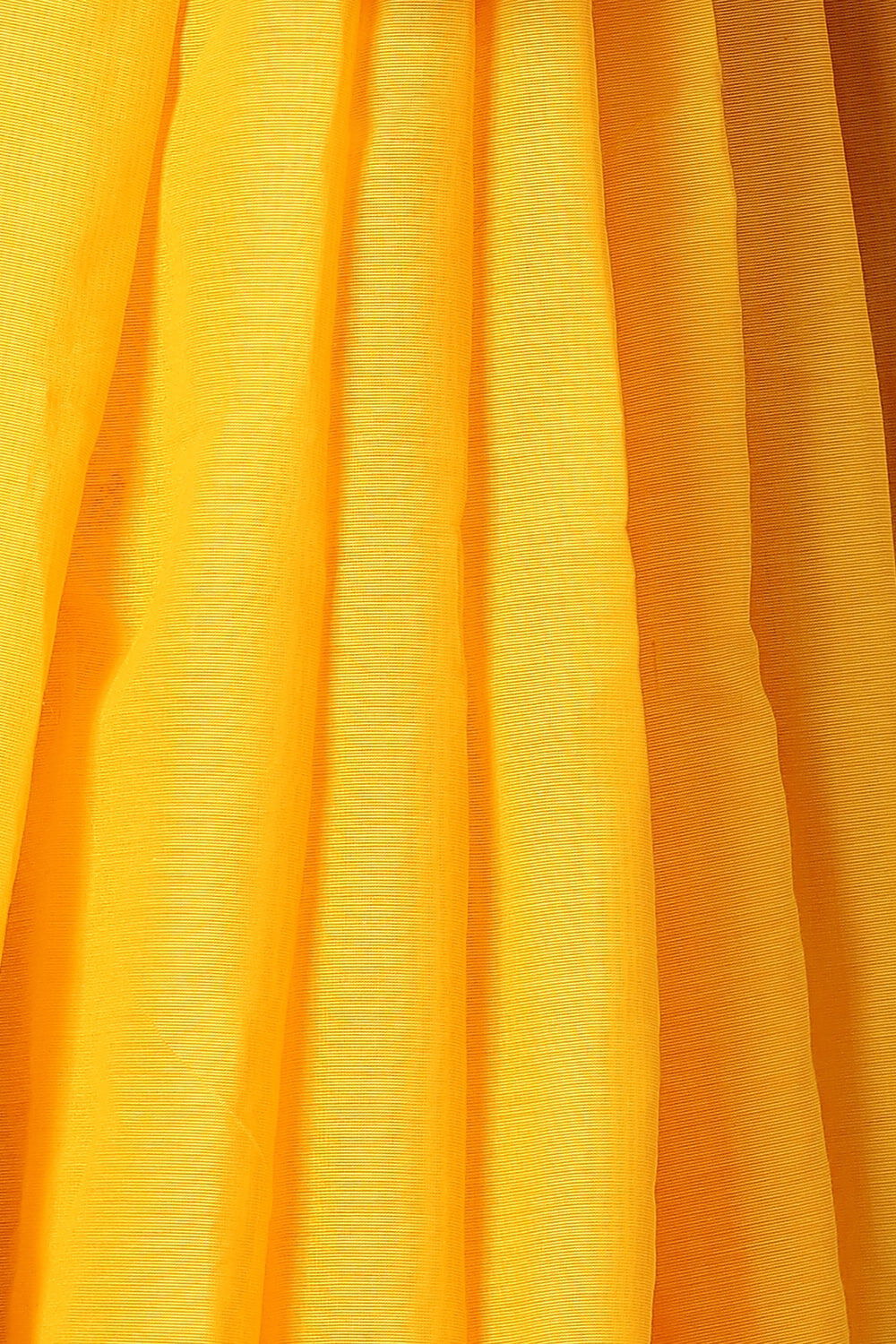 Yellow Pure Cotton South Saree image number null