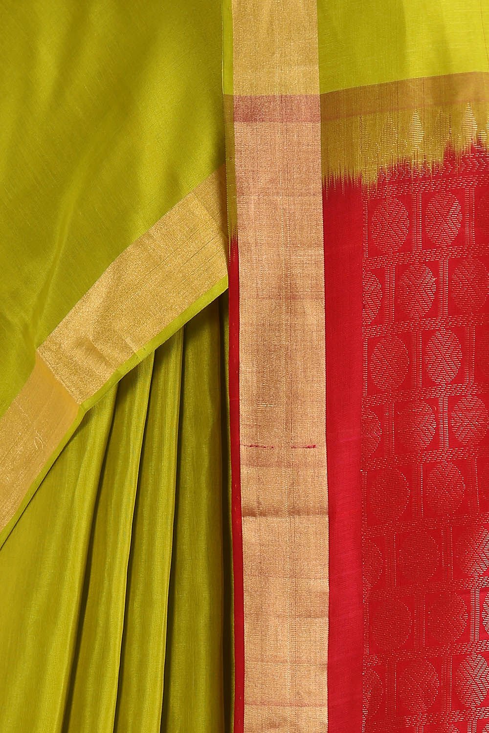 Light Green South Silk Tencel saree image number null