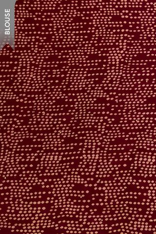Dark Pink Murshidabad Pure Silk Mukaish Saree thumbnail image number null