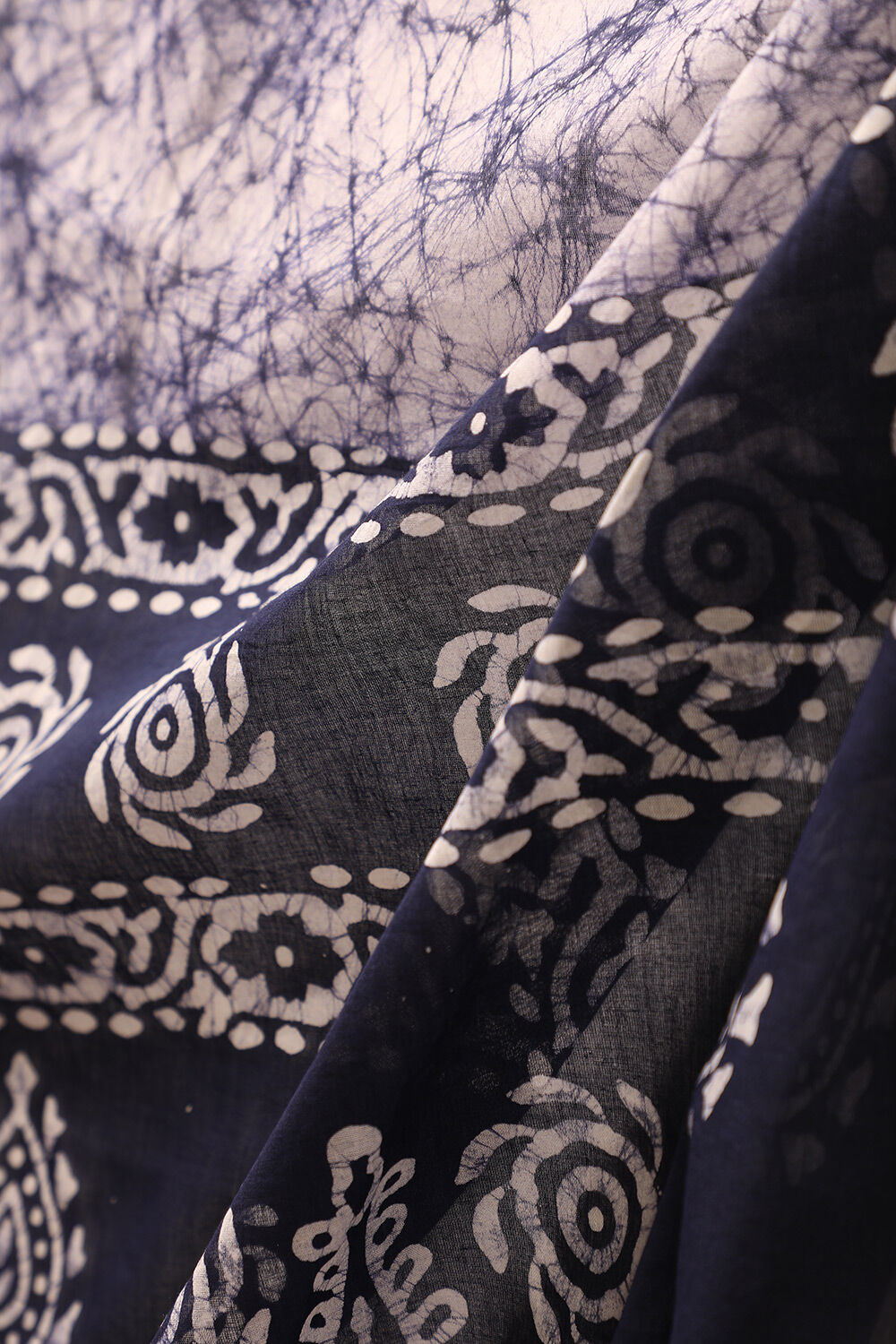White Ujjain Pure Cotton Printed Saree image number null