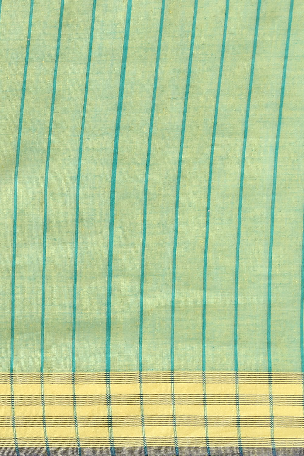 Green Pure Cotton Jamdani Saree image number null