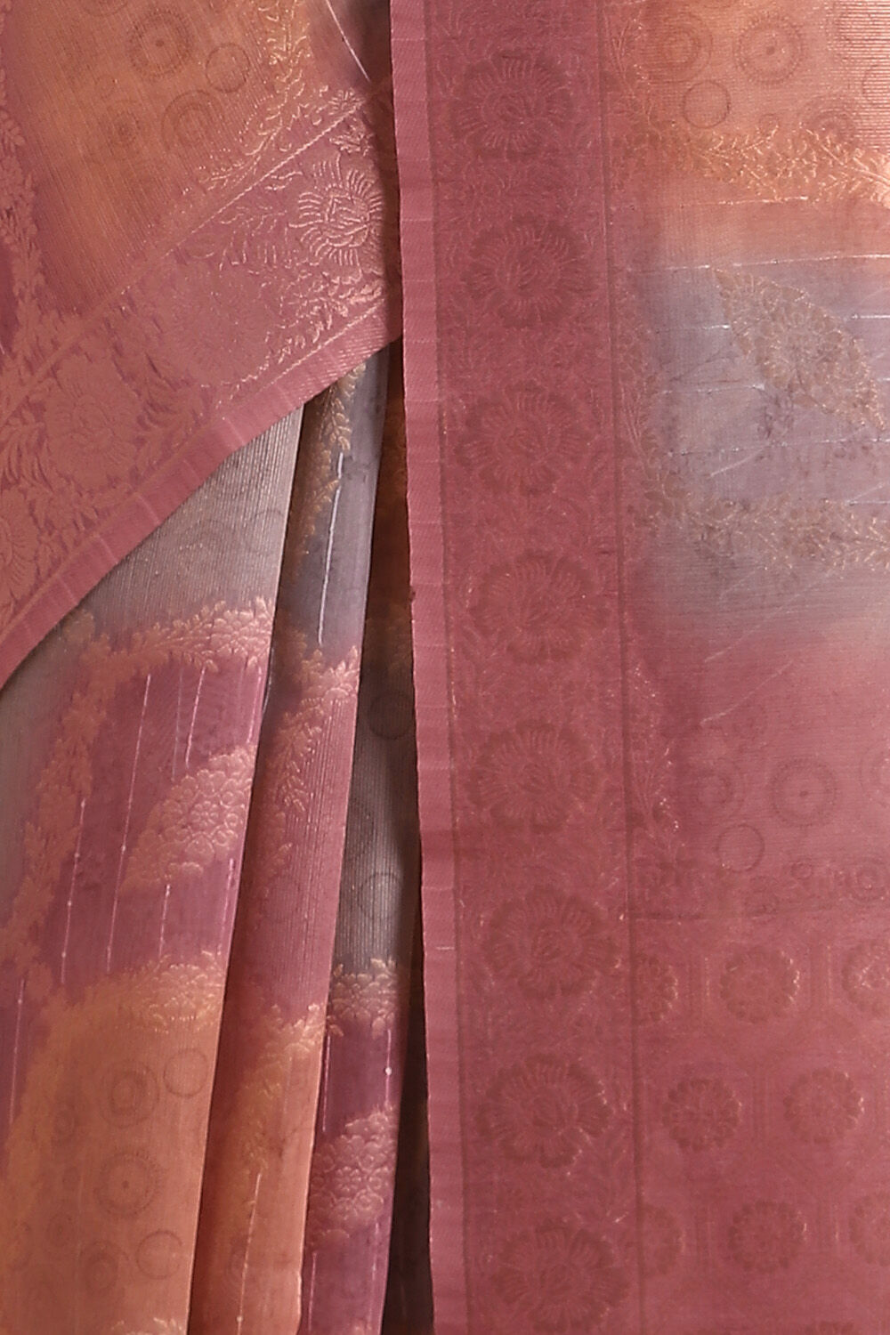 Pink Pure Embroidered Saree image number null