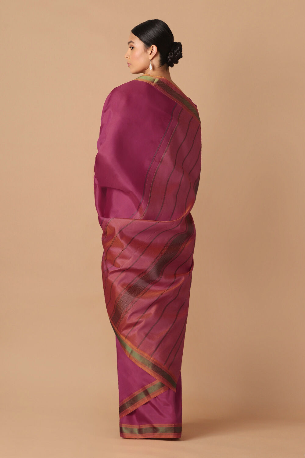 Pink Pure Silk Kanjivaram Saree image number null