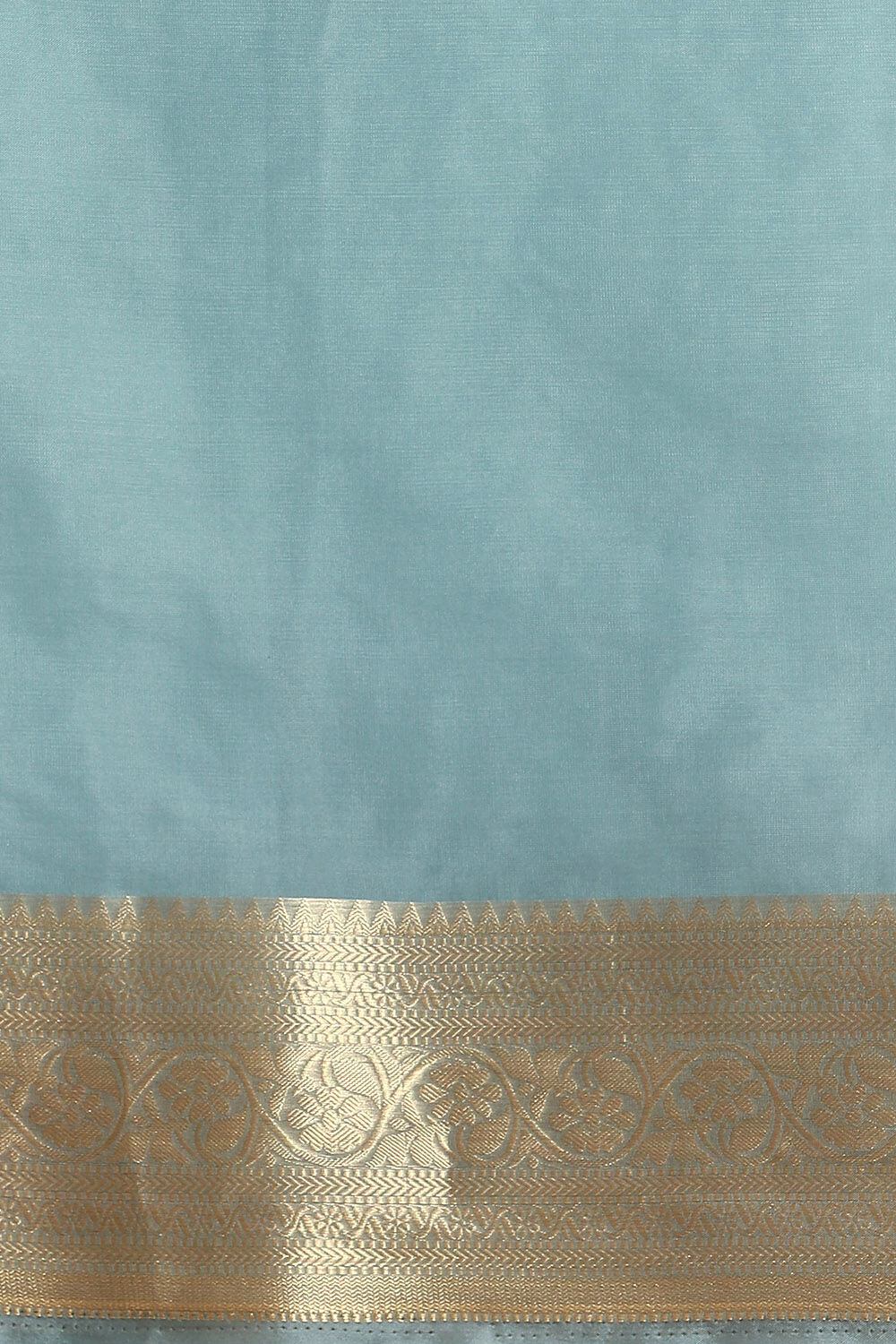 Blue Pure Embroidered Saree image number null