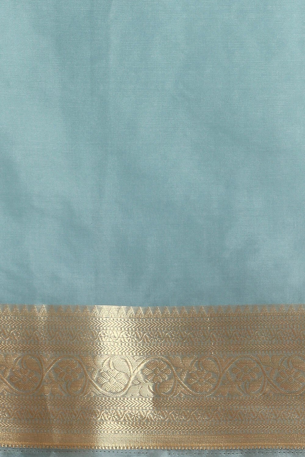 Blue Pure Embroidered Saree image number null