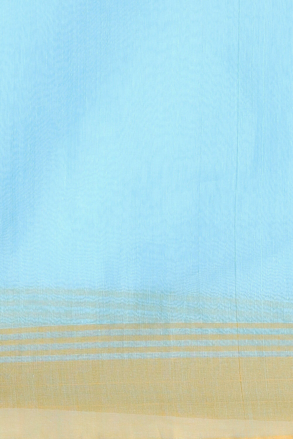 Blue Pure Silk Cotton Chanderi Saree image number null