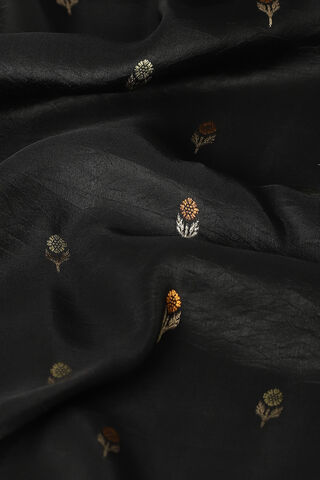 Dark Grey Pure Luxe Vegan Saree thumbnail image number null