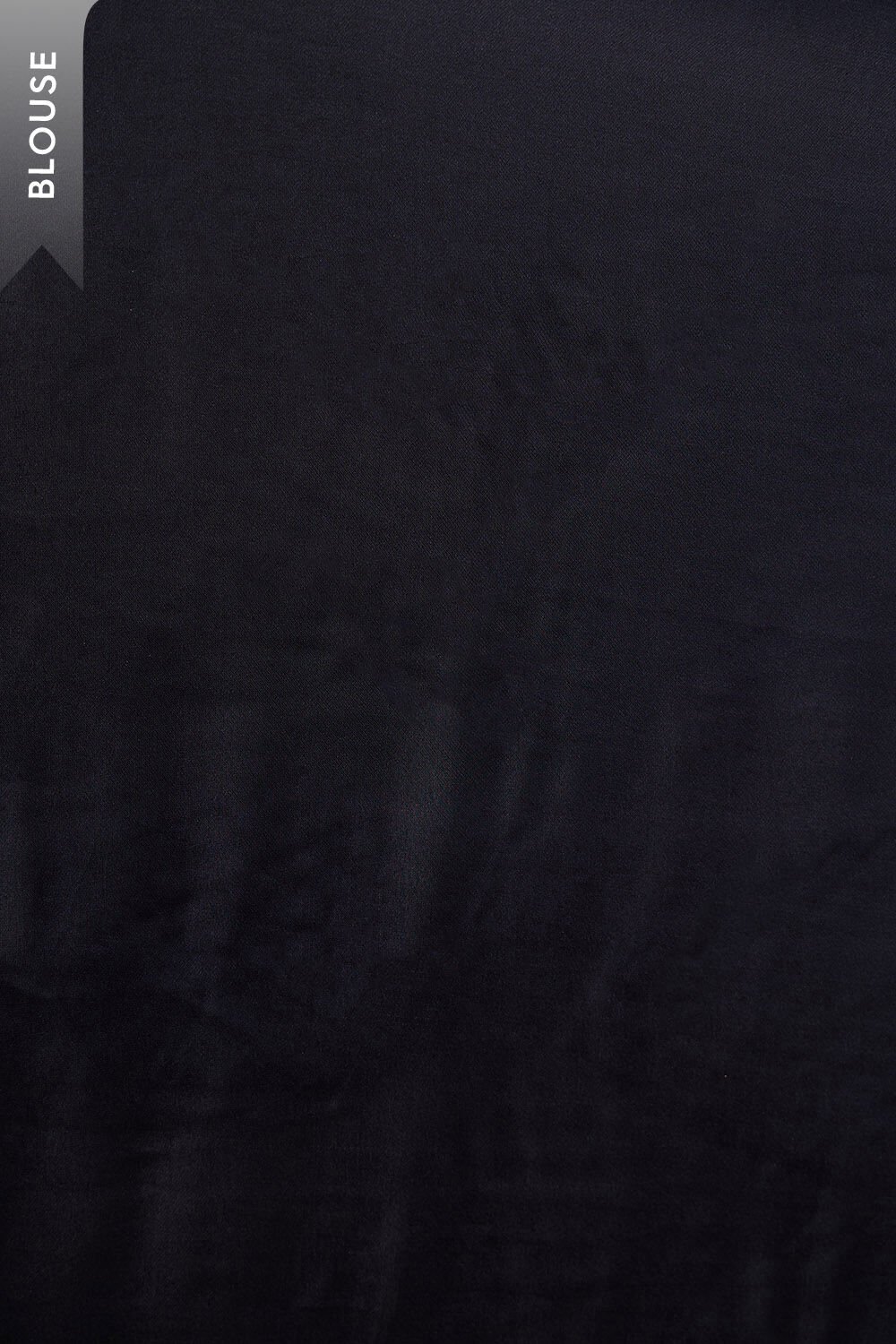 Black Printed Viscose Georgette Saree image number null