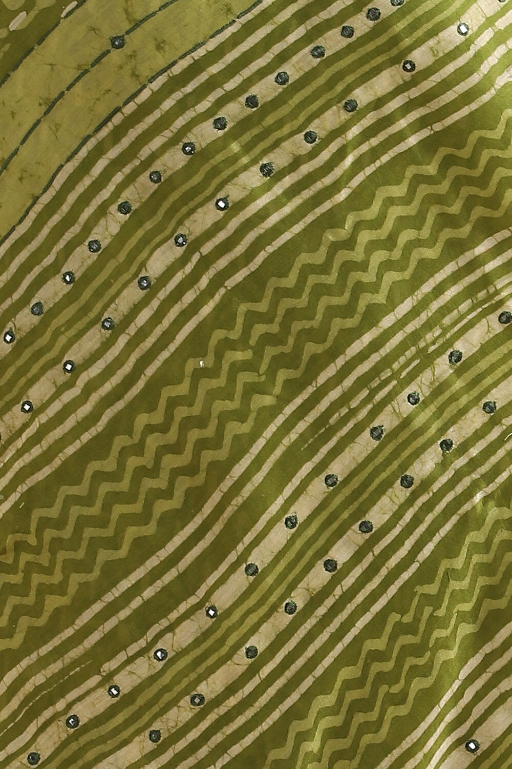 Green Pure Silk Cotton Chanderi Saree image number null
