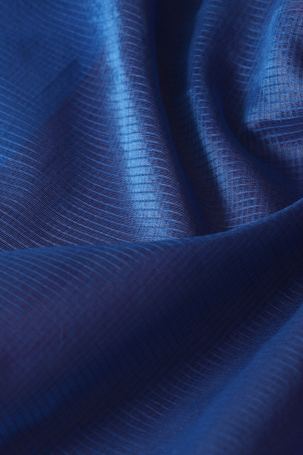 Blue Pure Silk Cotton Maheswari Saree image number null