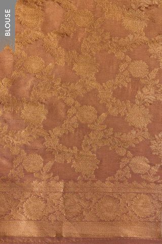 Brown Pure Viscose Woven Saree thumbnail image number null