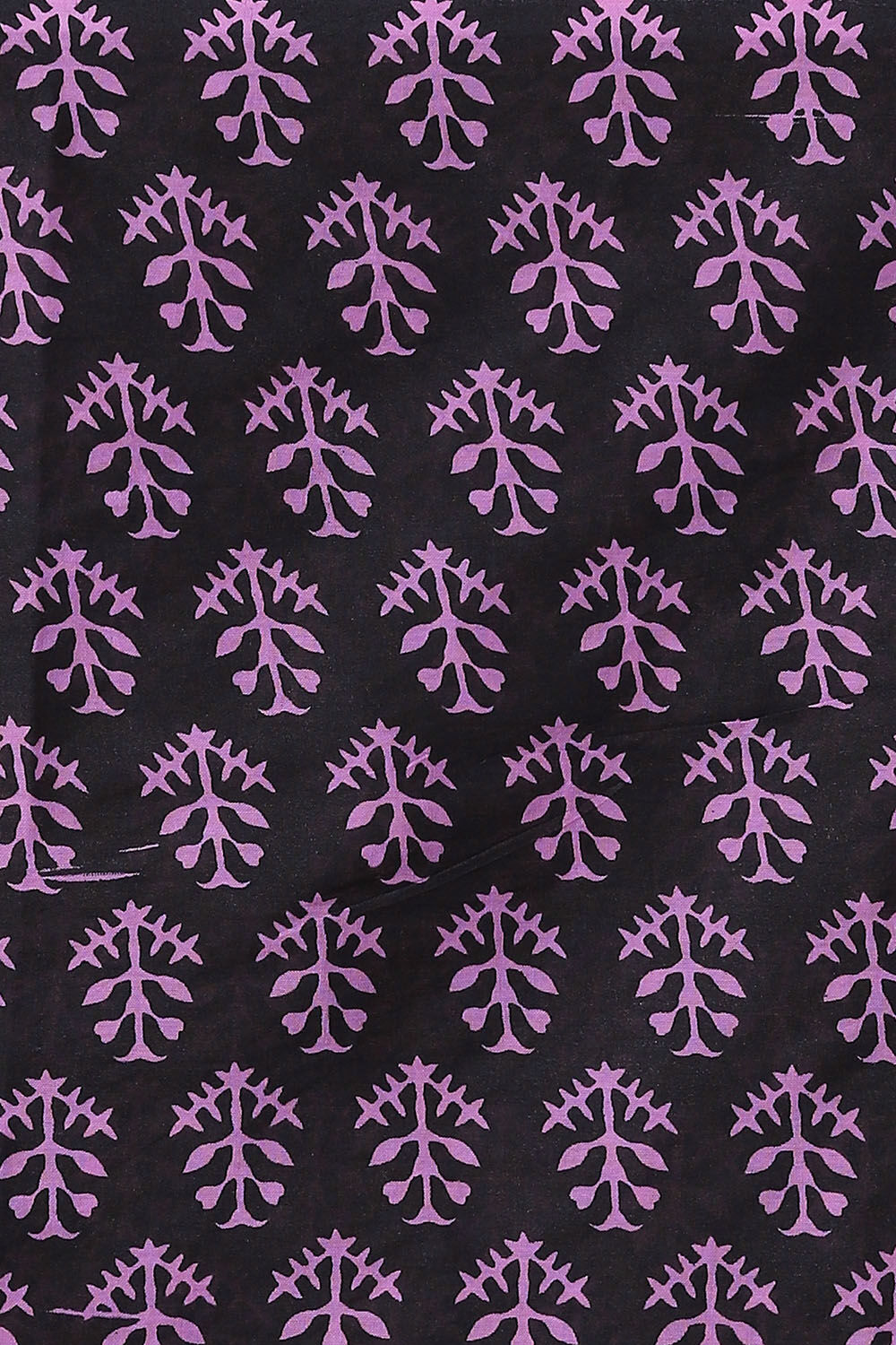 Light Pure Violet Cotton Printed Saree image number null