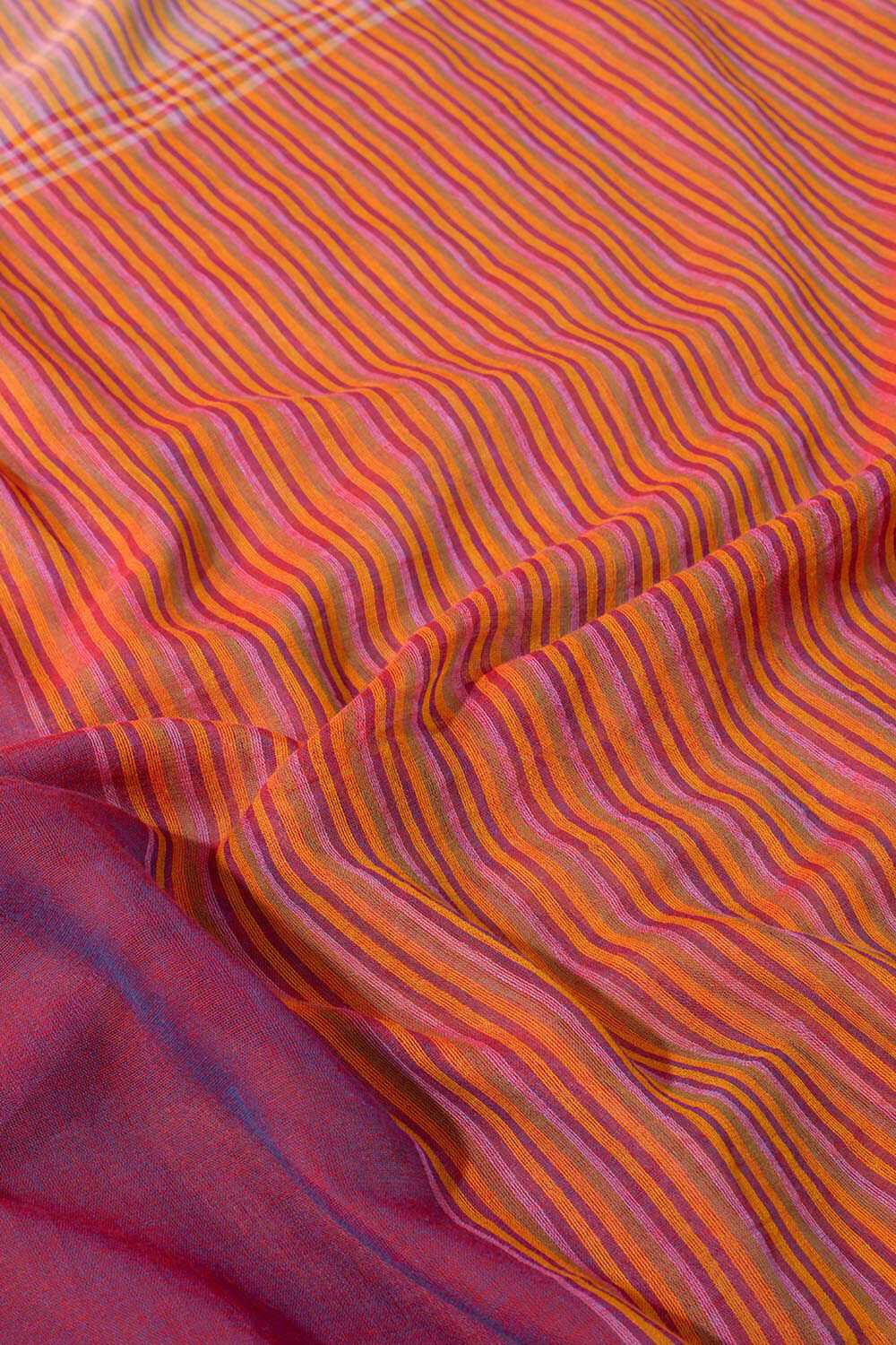 Pink Woven Pure Cotton Bengal Saree image number null