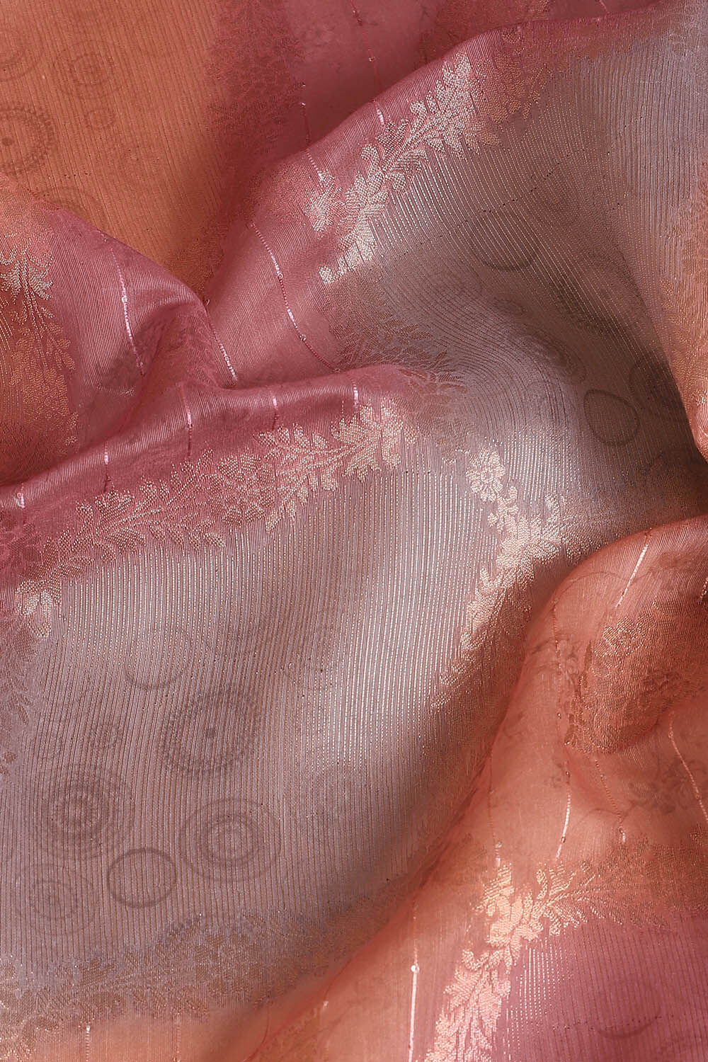 Pink Pure Embroidered Saree image number null