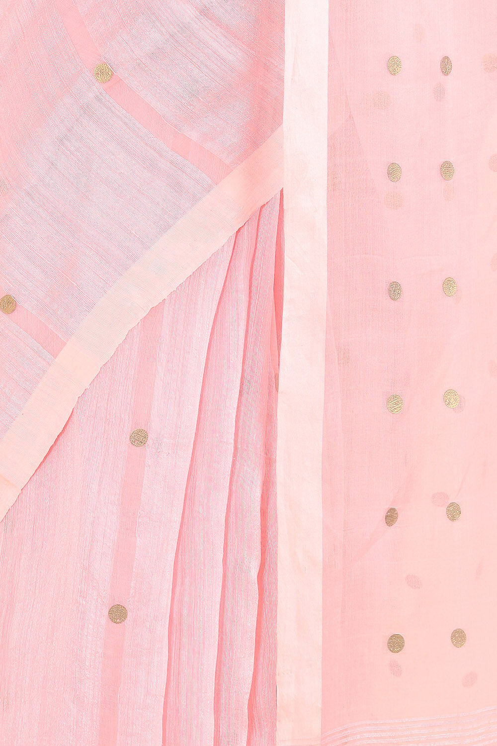 Pink Pure Silk Vanya Bengal Saree image number null