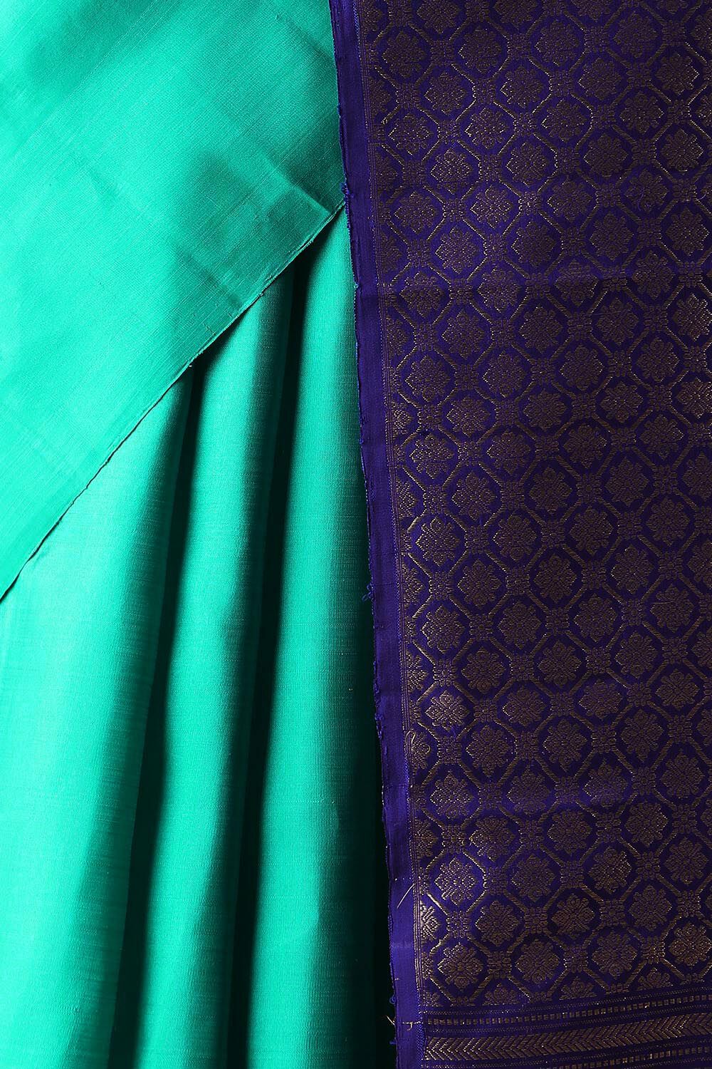 Light Green Pure Silk Kanjivaram Saree image number null