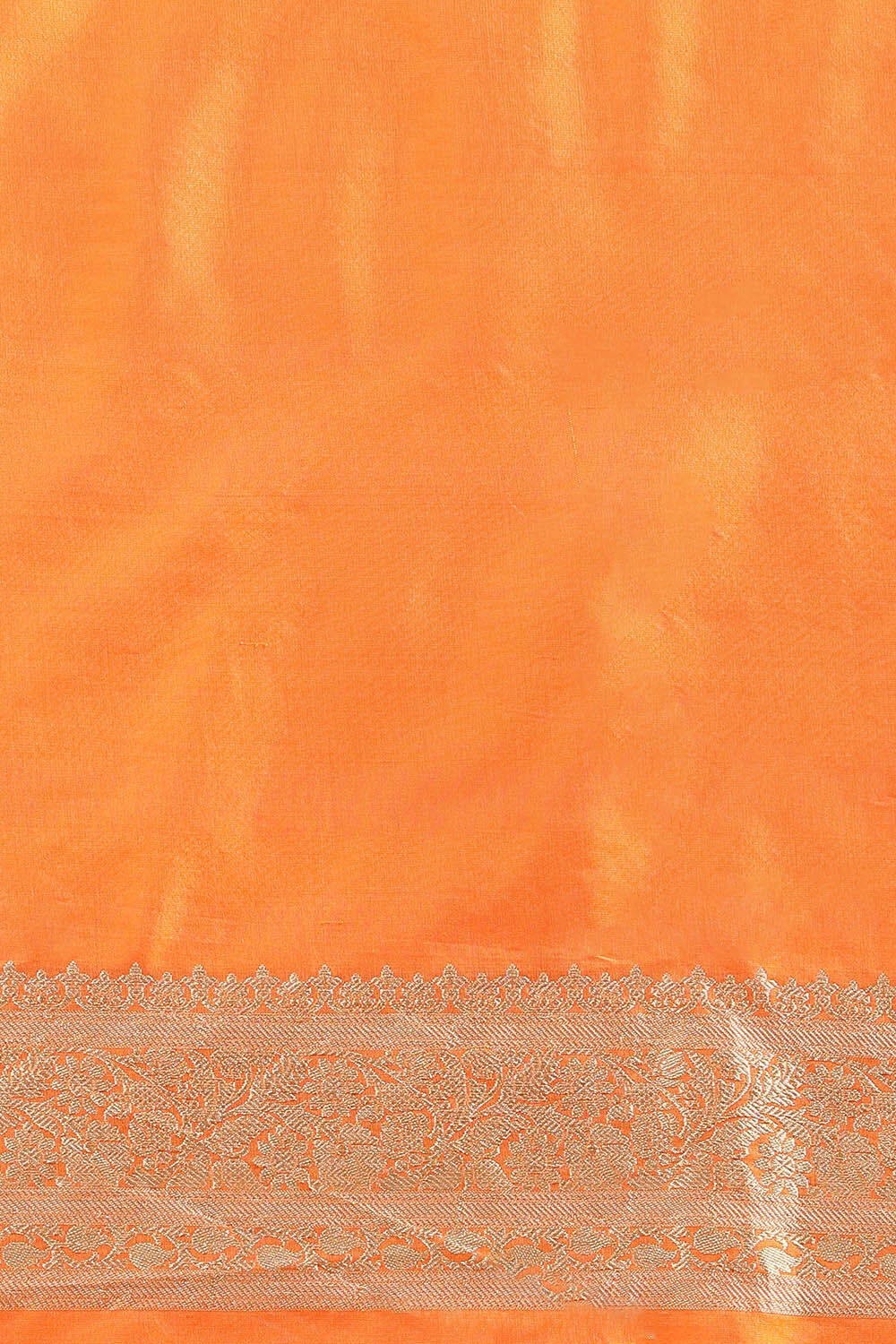 Orange Pure Silk Banarasi Saree image number null
