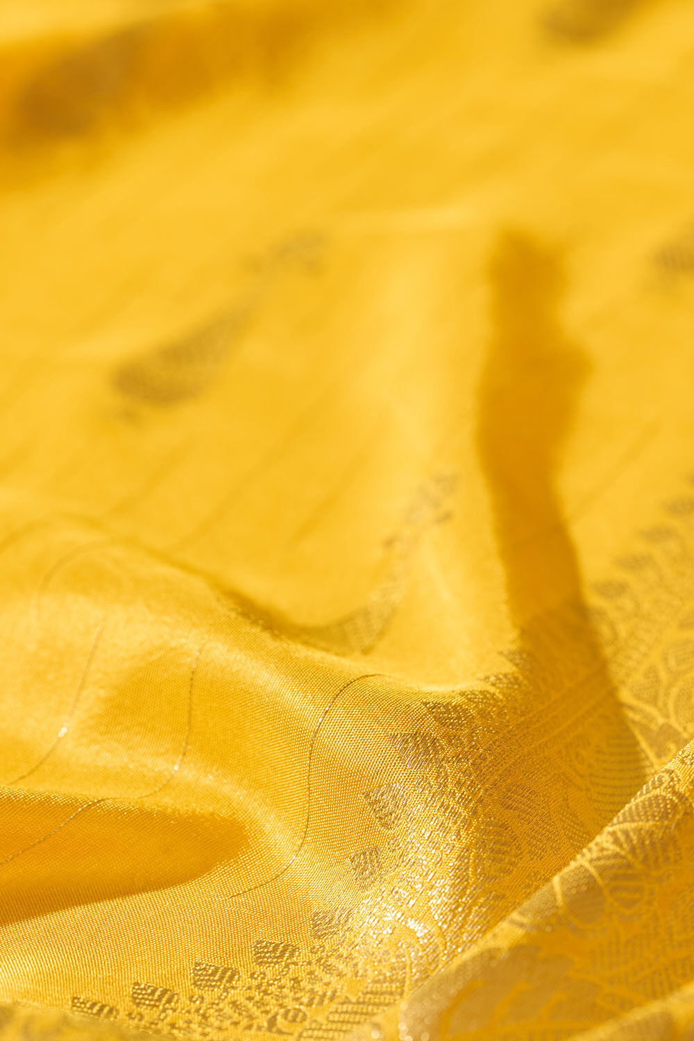 Yellow Pure Viscose Woven Saree image number null