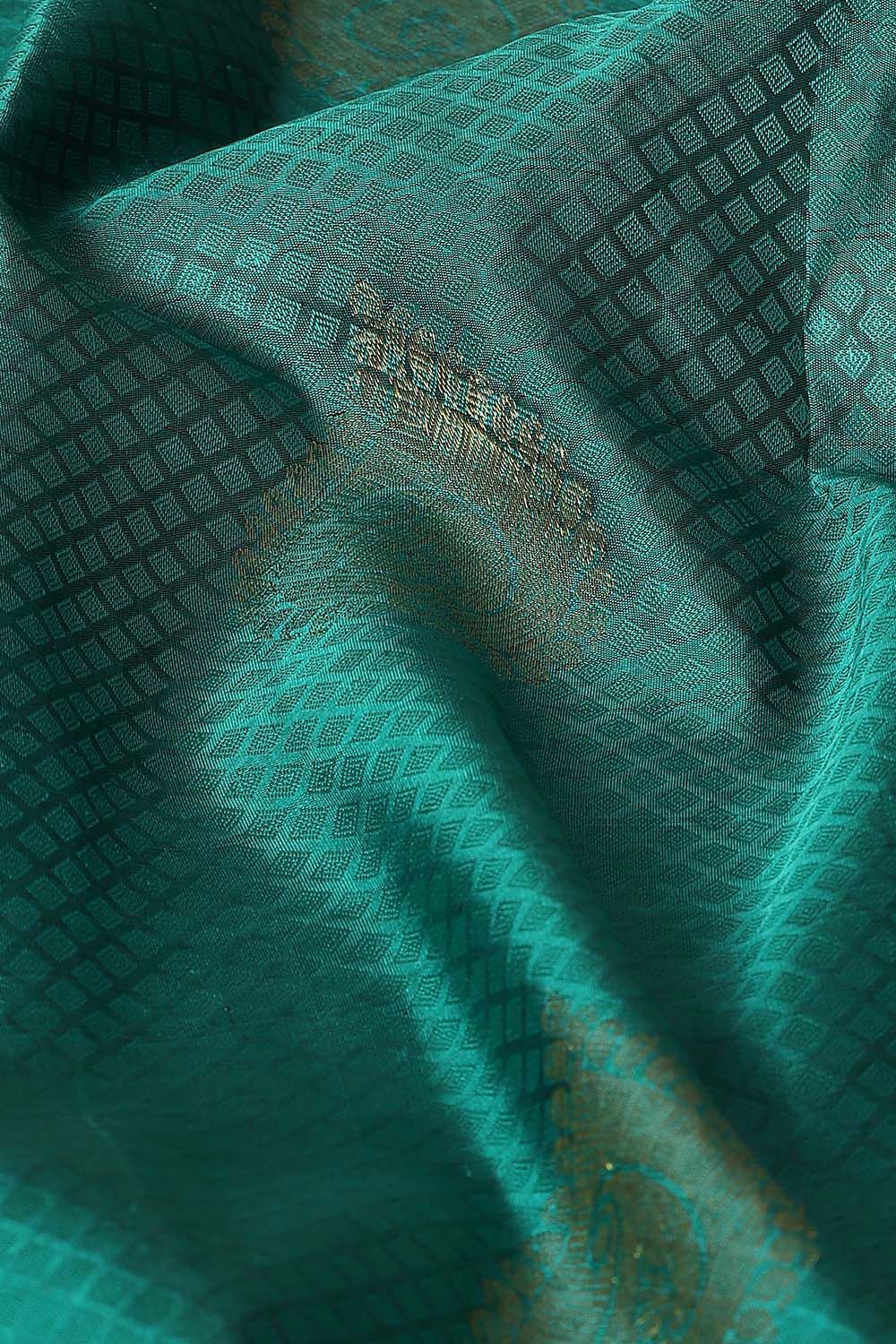 Blue Pure Silk Kanjivaram Saree image number null