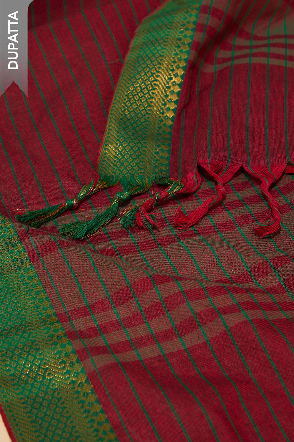 Grey Printed Kalamkari Pure Cotton Unstitched Suit Set image number null