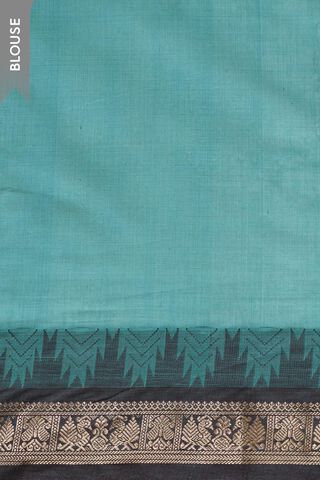 Light Blue Woven Pure Cotton Saree thumbnail image number null