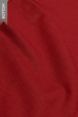 Red Pure Silk Cotton Gotta Patti Embroidered Unstitched Suit Set thumbnail image number null