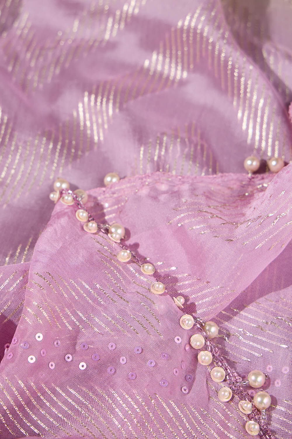 Pink Viscose Embroidered Saree image number null