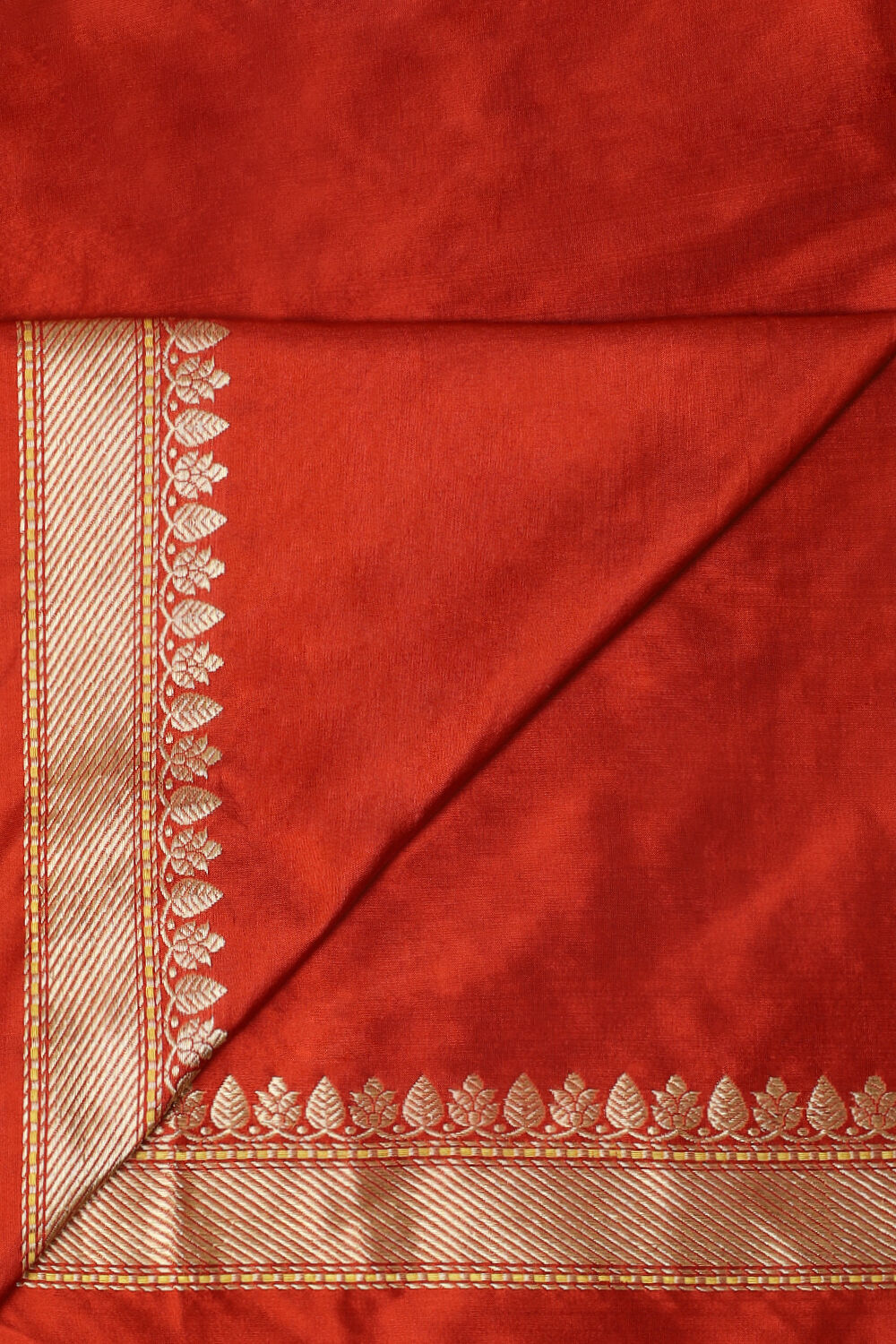 Orange Pure Silk Banarasi Saree image number null